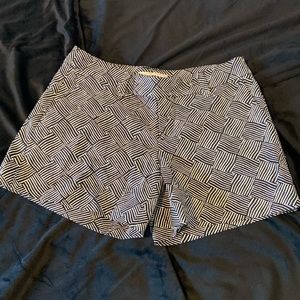 Banana republic print shorts. Size 0